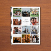 Foto Collage Einfaches modernes Notebook Notizblock