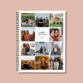 Foto Collage Einfaches modernes Notebook Notizblock
