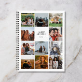 Foto Collage Einfaches modernes Notebook Notizblock
