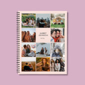 Foto Collage Einfaches modernes Notebook Notizblock