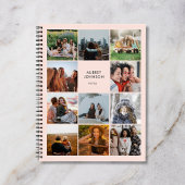Foto Collage Einfaches modernes Notebook Notizblock