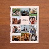 Foto Collage Einfaches modernes Notebook Notizblock