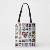 Foto Collage Einzigartig Personalisiert 33 Foto He Tasche (Vorderseite)