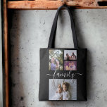 Foto Collage Einzigartige Personalisierte 4-Foto-F Tasche<br><div class="desc">Foto Collage Einzigartig Personalisiert 4 Foto-Template-Tasche aus Ricaso - mit atemberaubender Familientypografie</div>