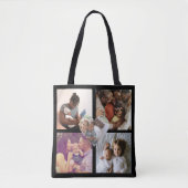 Foto Collage Einzigartiges Personalisiertes 5-Foto Tasche (Vorderseite)