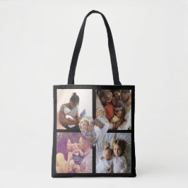 Foto Collage Einzigartiges Personalisiertes 5-Foto Tasche