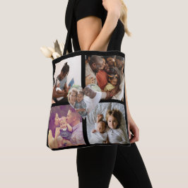 Foto Collage Einzigartiges Personalisiertes 5-Foto Tasche