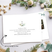 Foto Collage Elegante Grüne Hochzeit Save The Date