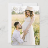 Foto Collage Elegante Weihnachtskarte Feiertagskarte (Rückseite)