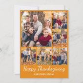 Foto Collage Erntedank Urlaubskarte Feiertagskarte (Vorderseite)