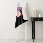 Foto Collage Familie schwarz violett rosa mit Mono Sherpadecke (Beispiel)