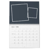 Foto Collage Familie Scrapbook Marine blau Kalender (Mär 2026)