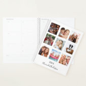 Foto Collage Family Monogramm Weiß 2025 Planer (Anzeige)