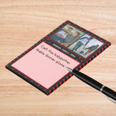 Foto Collage Family Personalisiert Red Heart & Nam Post-it Klebezettel