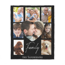 Foto Collage Fleece Blanket