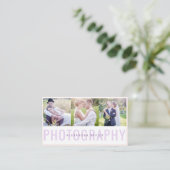 Foto Collage Fotografie Visitenkarte (Stehend Vorderseite)