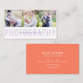 Foto Collage Fotografie Visitenkarte (Vorne/Hinten)