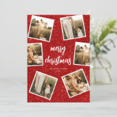 Foto Collage Frohe Weihnachten (Stehend Vorderseite)