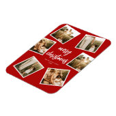 Foto Collage Frohe Weihnachten Magnet (Linke Seite)
