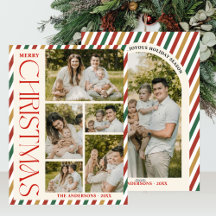 Foto Collage Frohe Weihnachtsgeschichte Retro Stre