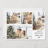 Foto Collage Frohe Weihnachtskarte Feiertagskarte (Vorderseite)