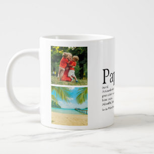 Foto Collage Fun Cooler Vater Daddy Pater Definiti Jumbo-Tasse