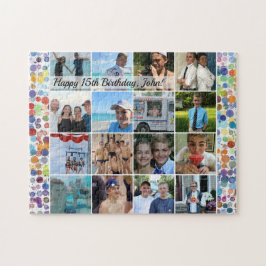 Foto-Collage für benutzerdefinierte Geburtstage Puzzle