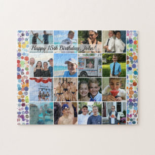 Foto-Collage für benutzerdefinierte Geburtstage Puzzle