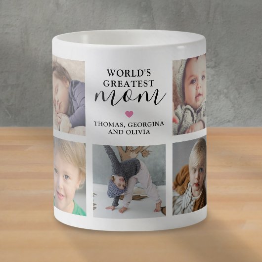 Foto-Collage für die beste Mutter der Welt Kaffeetasse