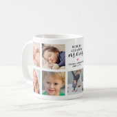 Foto-Collage für die beste Mutter der Welt Kaffeetasse (Vorderseite Links)