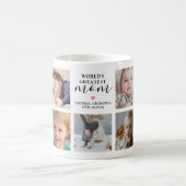 Foto-Collage für die beste Mutter der Welt Kaffeetasse (Mittel)