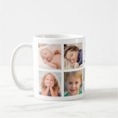 Foto-Collage für die beste Mutter der Welt Kaffeetasse (Links)