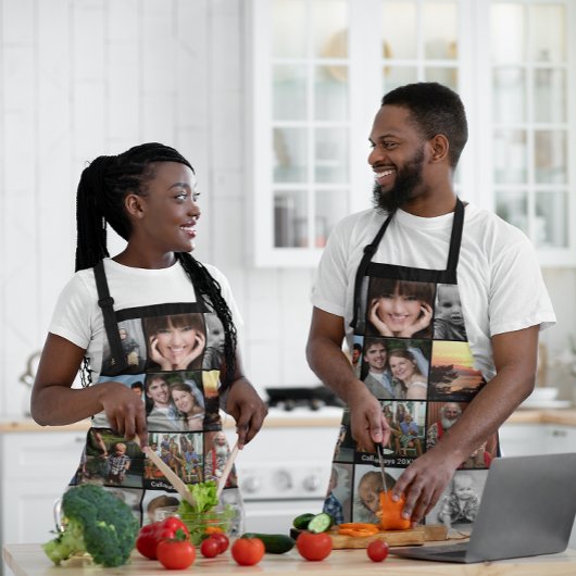 Foto Collage für Ihr Urlaubsjahr Schürze