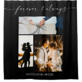 Foto Collage für immer und immer modern Duschvorhang (Vorderseite)