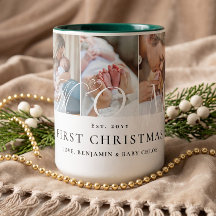 Foto-Collage für Mama zum ersten Weihnachten als G