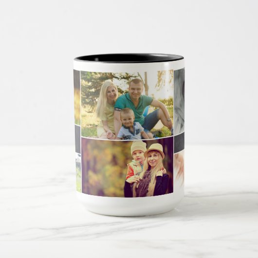 Foto-Collage für personalisierte Mama Tasse (Zentrum)