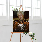 Foto-Collage Geburtstagsempfang Poster