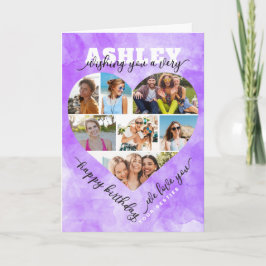 Foto Collage Geburtstagskarte - Love Group G Karte