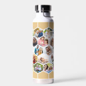 Foto Collage Geometric Hexagon 28 Bild 22oz Trinkflasche (Links)