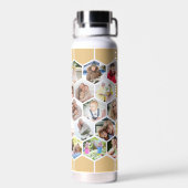 Foto Collage Geometric Hexagon 28 Bild 22oz Trinkflasche (Rückseite)