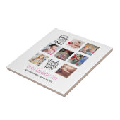 Foto Collage Geschenk Großeltern Pa Ma Fliese (Seite)