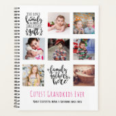 Foto Collage Geschenk Großeltern Pa Ma Planer (Vorderseite)