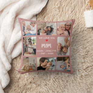 Foto Collage Geschenkkissen für Mama - Album-Foto Kissen