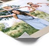 Foto Collage glaubt, glückliche Multi-Bild Poster (Ecke)