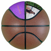 Foto Collage Gold Lila Abschluss Basketball (Rechts)