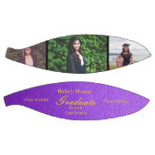 Foto Collage Gold Lila Abschluss Basketball (Panele)