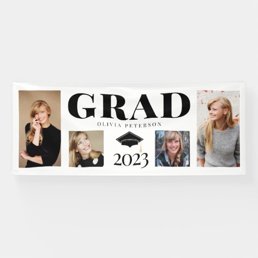 Foto Collage Graduate Class of 2023 Banner (Horizontal)