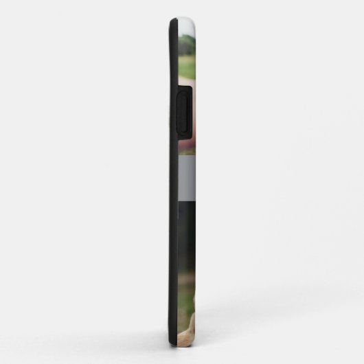 Foto Collage Grau Case-Mate iPhone Hülle (Hinten/Rechts)