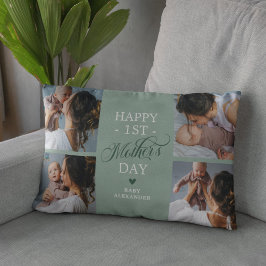 Foto Collage Green Lendenkissen