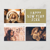 Foto Collage Happy Neues Jahr 2023 Postkarte (Vorderseite)